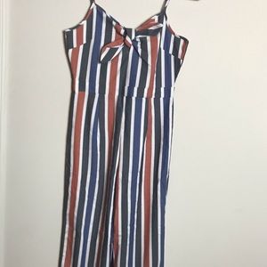 Red, white, blue jumpsuit